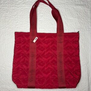 Victoria's Secret Cherry Quilted Tote